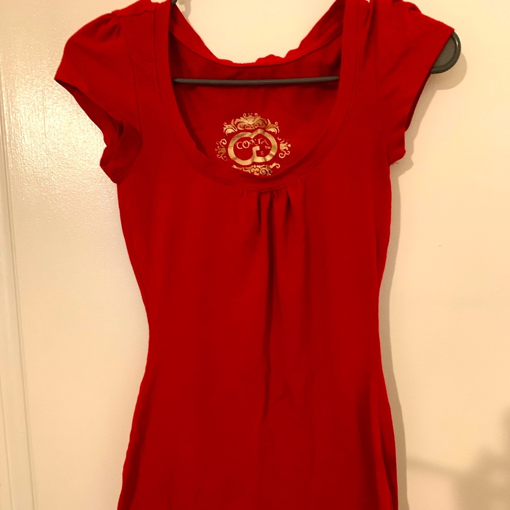 Red tshirt dress
